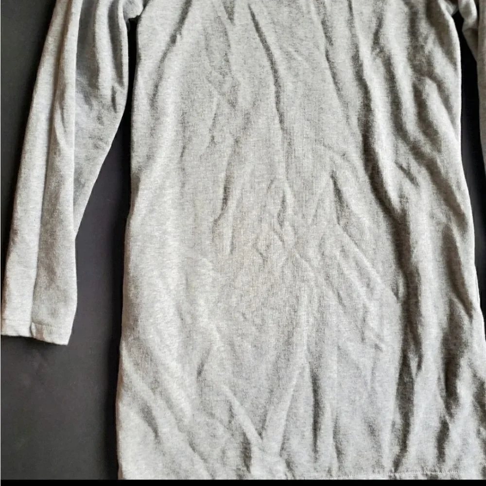 J.crew Grey high cowel neck Dress
